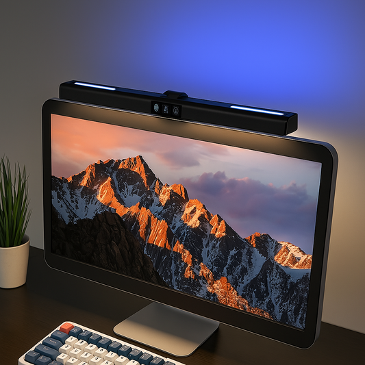 Multi-Color LED Computer Monitor Light Bar