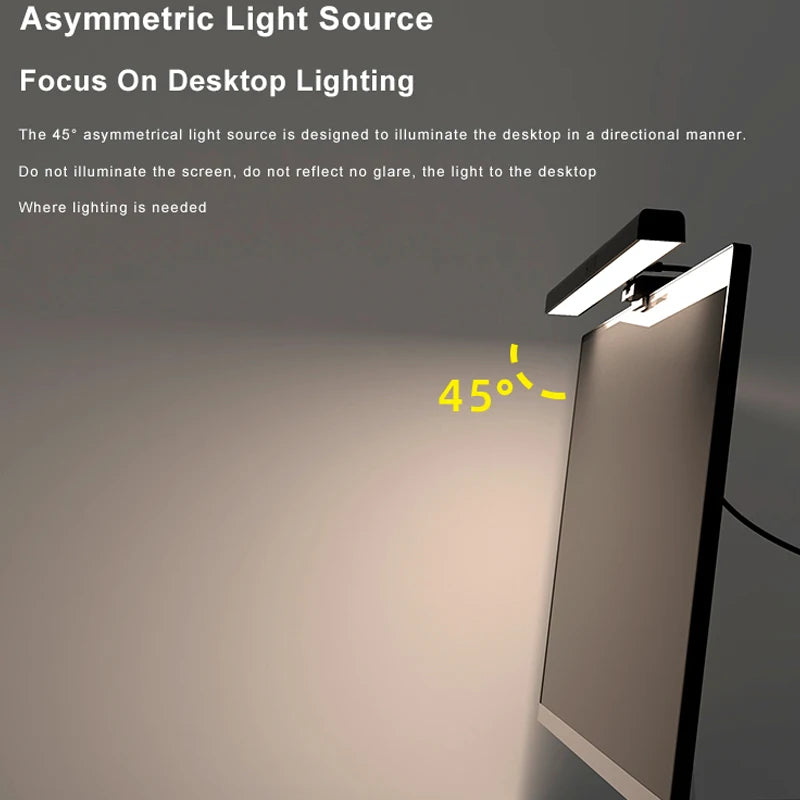 Multi-Color LED Computer Monitor Light Bar