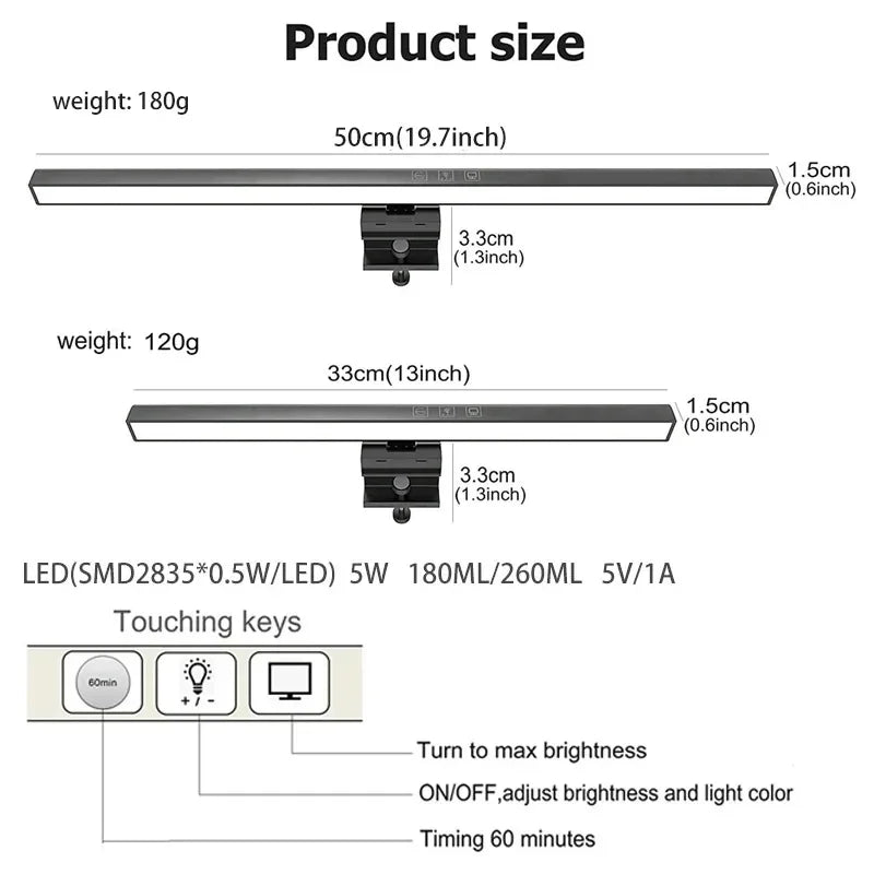 LED Computer Monitor/Laptop Light Bar